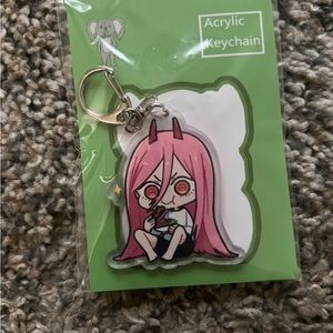 Chainsaw Man Acrylic Keychain Japanese Anime